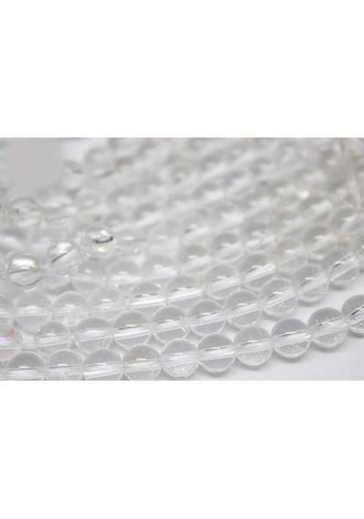 Yaşamtohumu Kristal Kuvars Taşı 6Mm/5 Adet Gümüş