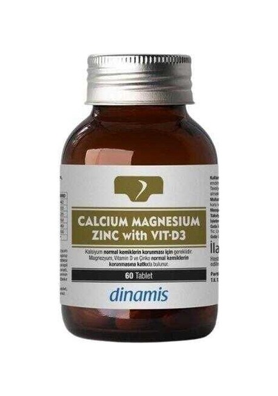 Dinamis Calcium Magnesium Zinc D3 60 Tablet