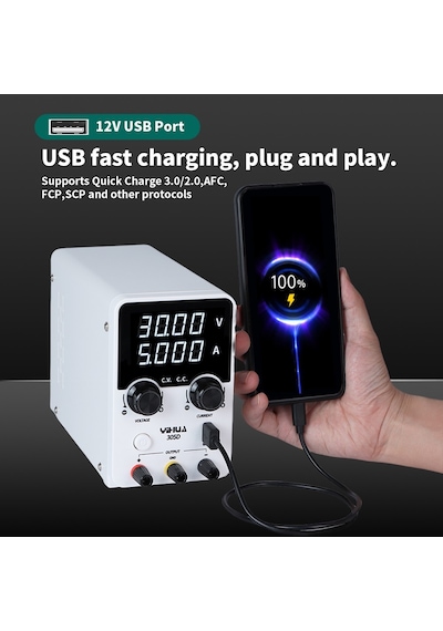 Wellhise Yihua 305d-v 30v 5ah Güç Kaynağı Powersupply