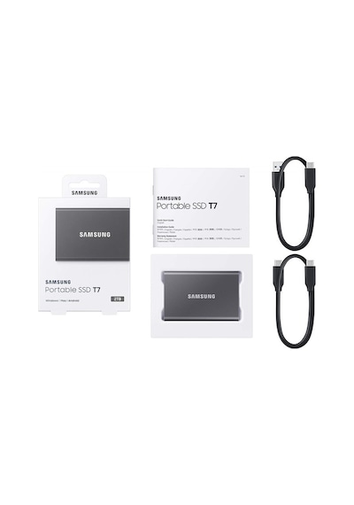 Samsung T7 2tb Usb 3.2 Gen 2 Type-c Gri