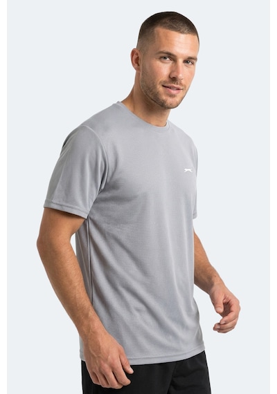 Slazenger Haunted I Erkek Gümüş Tişört