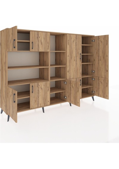Hyperion Dolap 14 Raflı 9 Kapaklı 220x44x163 Çam-çam Atlas Çam - Atlas Çam Hyperion Dolap 14 Raflı 9 Kapaklı 220x44x163 Çam-çam Atlas Çam - Atlas Çam