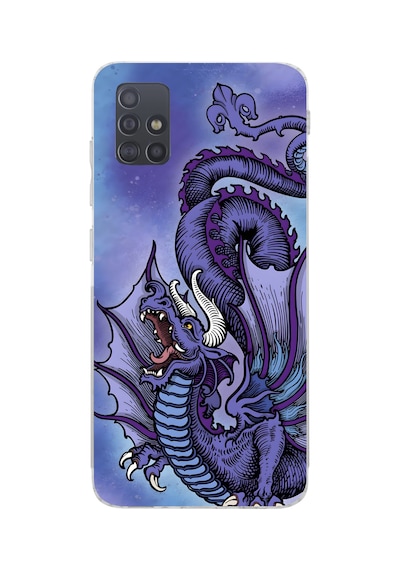 Samsung Galaxy Uyumlu A71 Silikon Desen287 Çok Renkli