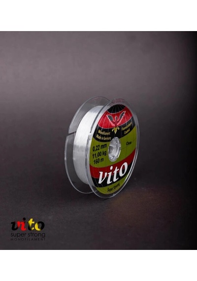 Vito Süper Strong Monoflament Şeffaf Misina 160 Metre 0,22mm - Standart