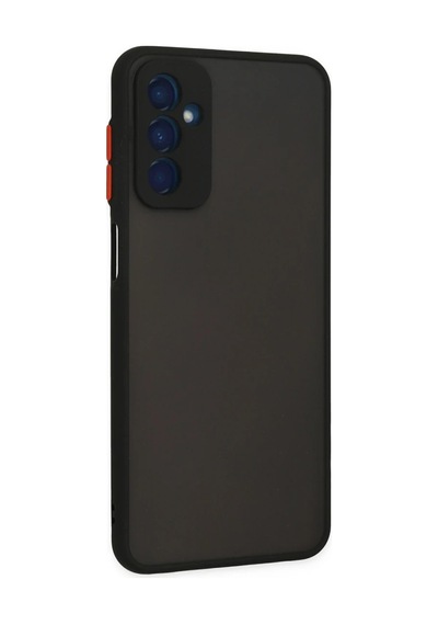 Samsung Uyumlu  Galaxy M13 Kılıf Montreal Silikon Kapak - Siyah 0.2M-Çok Renkli