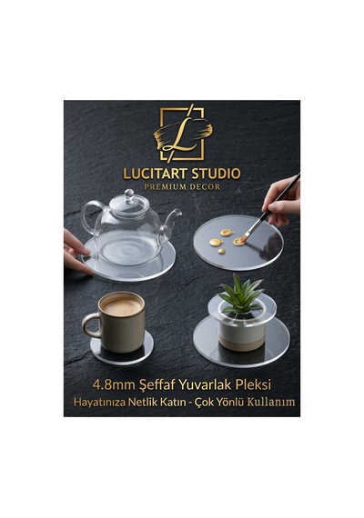 4.8mm Şeffaf Yuvarlak Pleksi Levha - Kusursuz Lazer Kesim Akrilik Disk Adet Seçenekli - Cam Alternatifi Gümüş 4.8mm Şeffaf Yuvarlak Pleksi Levha - Kusursuz Lazer Kesim Akrilik Disk Adet Seçenekli - Cam Alternatifi Gümüş