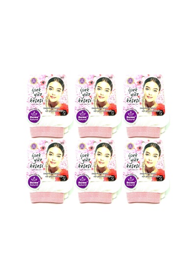 Derma Naturel İpek Yüz Kesesi Ms-31 6 Lı Set