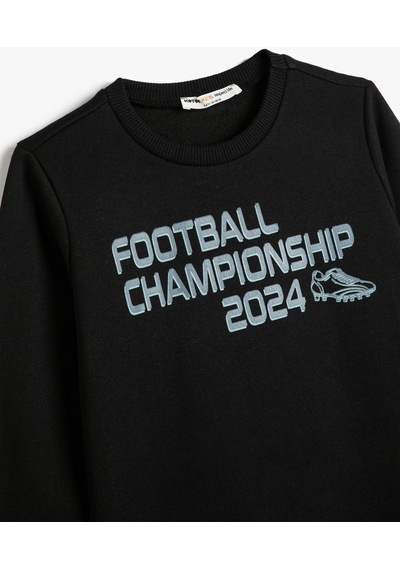 Koton Sweatshirt Uzun Kollu Bisiklet Yaka Futbol Temalı Baskı Detaylı Şardonlu Siyah 4wkb10360tk 4WKB10360TK999 Siyah Koton Sweatshirt Uzun Kollu Bisiklet Yaka Futbol Temalı Baskı Detaylı Şardonlu Siyah 4wkb10360tk 4WKB10360TK999 Siyah