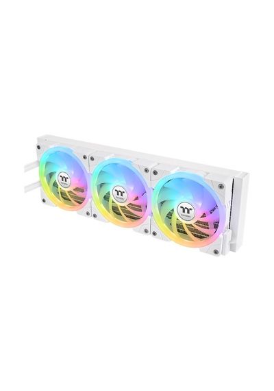 Thermaltake Mınecube 360 Ultra 3,95 İnc Tft Lcd 3x120mm Argb Beyaz Sivi Sogutma Kiti 360 MM
