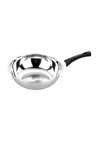 Pişirme Wok Paslanmaz Çelik Pişirme Tavası Wok Derin Kızartma Tavası Tencere Mutfak Tenceresi 34cm 32cm Çok Renkli