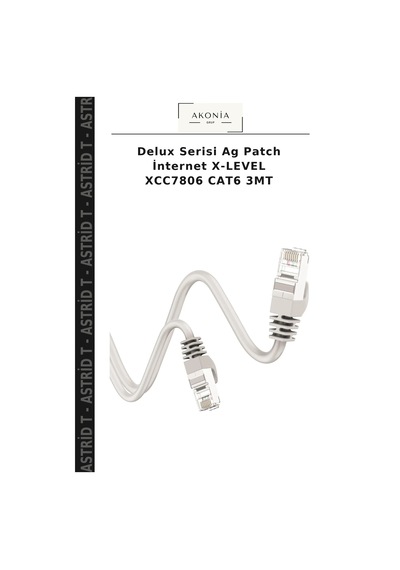 Delux Serisi Ag İnternet X-level Xcc7806 Cat6 3mt
