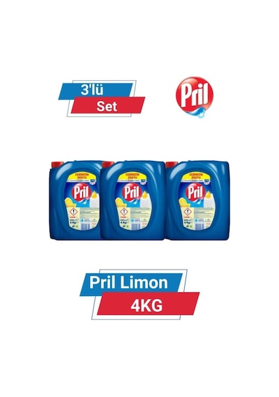 Pril Limon 4kg 3'lü Set set-hnkdtj-5200-6149
