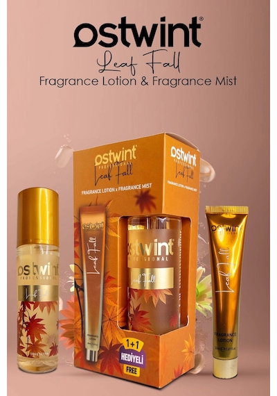 Ostwint Leaf Fall Vücut Spreyi 200ml & Vücut Kremi 50ml Set - Sonbahar Esintisi Ve Oud Parfüm Kokusu