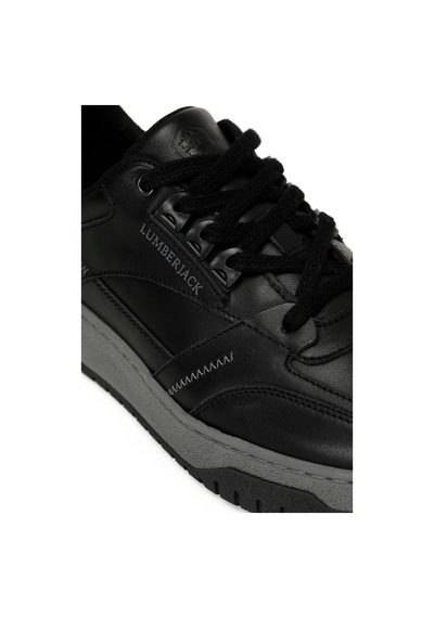 Lumberjack Fulda 5pr 102026817 Erkek Hakiki Deri Sneaker Ayakkabı Siyah 40-45 Siyah