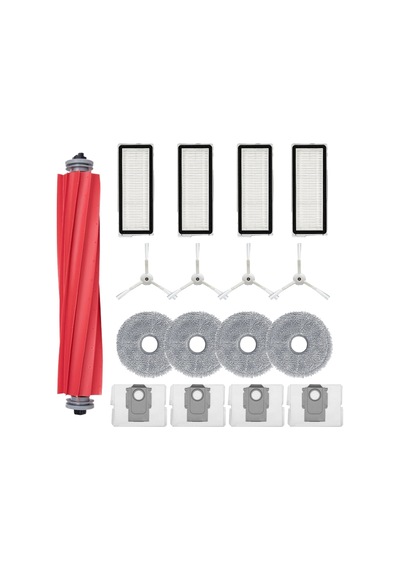 Roborock Q Revo Maxv , Qrevo Pro / S / Plus İçin lı Paket Mop Bezli Filtre Fırça Yedek Set