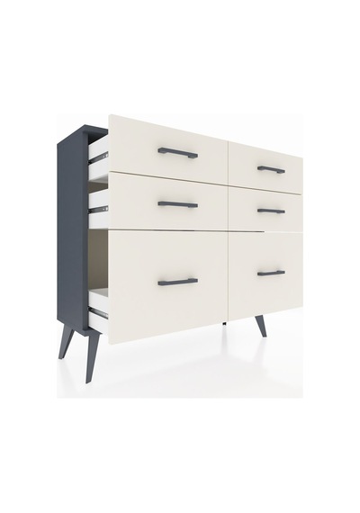 Arges Şifonyer 6 Çekmeceli 88x30x80 Antrasit-antrasit/aytaşı Antrasit/aytaşı Arges Şifonyer 6 Çekmeceli 88x30x80 Antrasit-antrasit/aytaşı Antrasit/aytaşı