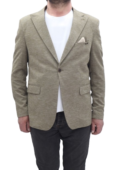 Twenhil Dmctekstil Erkek Ckt-203 Desenli İtalyan Kesim Dar Kalıp Tek Düğme Blazer Ceket Haki Yeşil Twenhil Dmctekstil Erkek Ckt-203 Desenli İtalyan Kesim Dar Kalıp Tek Düğme Blazer Ceket Haki Yeşil