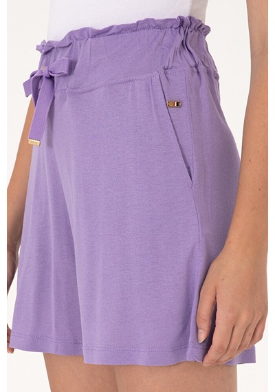 U.S. Polo Assn. Kadın Örme Şort 50285884-vr034 Pembe