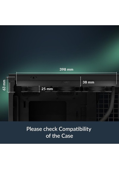 Liquid Freezer Iıı Pro 360 A-rgb - Aıo Cpu Soğutucu, 3 X 120 Mm Su Soğutma, 38 Mm Radyatör, Pwm Pompa, Vrm Fan, Amd A Diğer