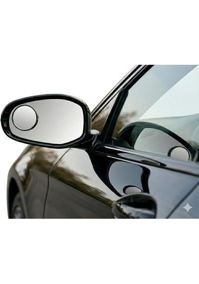 Vios Store Geniş Açılı Araç Kör Nokta Aynası - 2'li Set, Ayarlanabilir Dikiz Aynası Yardımcı Çerçevesiz Hd C