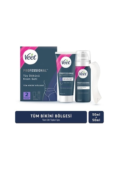 50 Ml Bikini Bölgesi İçin Hipoalerjenik Tüy Dökücü Krem Seti