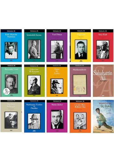 Sabahattin Ali Seti 15 Kitap Yapi Kredi Yayınları