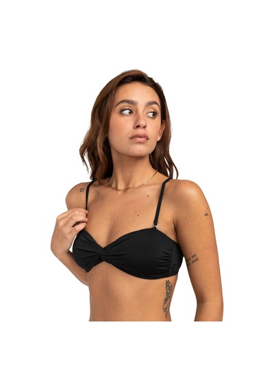 Bıllabong Billabong Sol Searcher Drapped Bandeau Kadın Siyah Bikini Üst Bpb Siyah