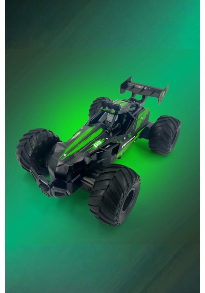 Uzaktan Kumandalı Şarjlı Amfibi Off-road Oyuncak Araba Büyük Boy 38 Cm Suda Ve Karada Giden Yeşil