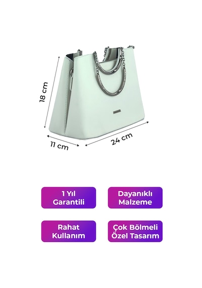 Kriste Bell Kadın Çanta Beyaz 7140 Beyaz