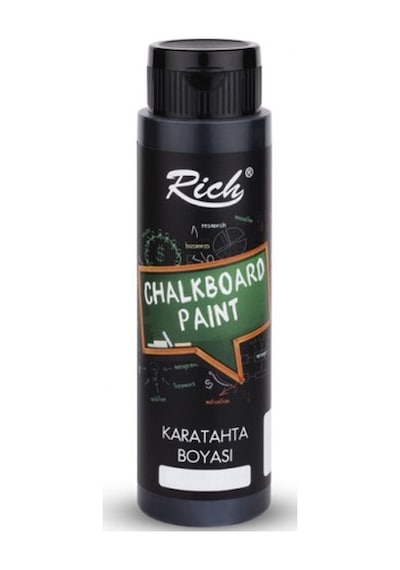 Rich Chalkboard Paint 500ml Kara Tahta Boyası Siyah / 09242 Diğer