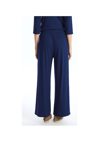 LC Waikiki Lcwaıkıkı Classic Lacivert Beli Lastikli Geniş Paça Kadın Pantolon Lıght Navy LC Waikiki Lcwaıkıkı Classic Lacivert Beli Lastikli Geniş Paça Kadın Pantolon Lıght Navy