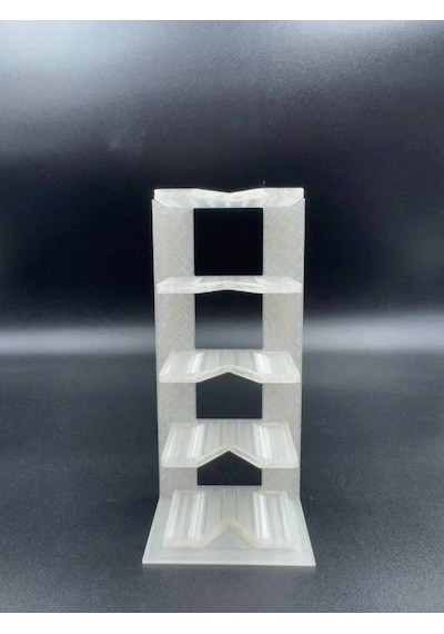 1:64 Ölçek Araç Sergileme Standı - 5 Araçlık - Natural