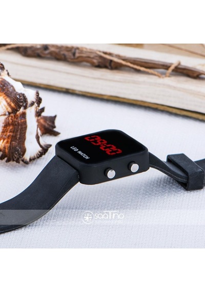 Dijital Led Watch Ekran Kare Sportif Çocuk Yetişkin Kol Saati St-