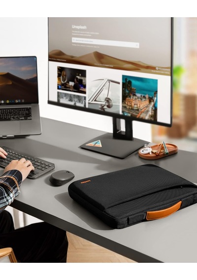 360 Çanta Kılıfı İçin 13 İnç Macbook Air 2024-2018 M3/a3113 M2/a2681 M1/a2337, 13 İnç Macbook Pro M2/a2686 M1/a2338 2022-2016, Su İtici Evrak Çantası Kılıfı Diğer