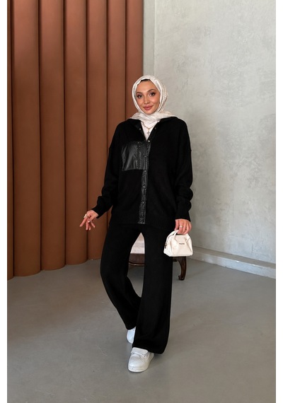 Riella Butik Selora Tesettür Takım Siyah