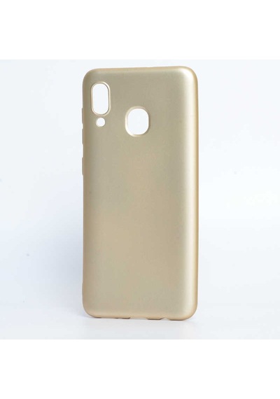 Samsung Uyumlu Galaxy A20 Kılıf Zore Premier Silikon Kapak-Siyah