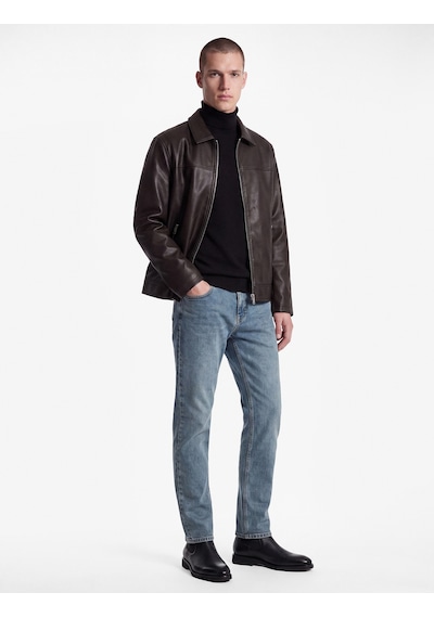 Koton Pamuklu Normal Bel Cepli Straight Fit Jean Pantolon - Mark Jean İndigo Stone 7wam40122nd İndigo - Taş