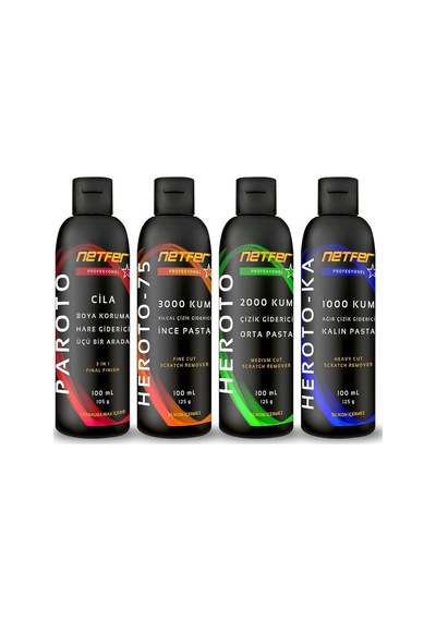 Netfer 4'lü Pasta Cila Set - 4x100 Ml