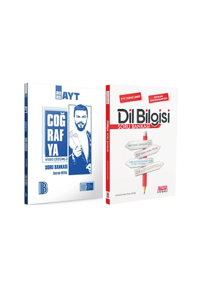 Benim Hocam 2026 Ayt Coğrafya Ve Akm Dil Bilgisi Soru Bankası Seti 2 Kitap