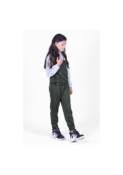 Fyk Kids Snow Fashıon Baskılı Kız Eşofman Takımı Haki Yeşil Haki
