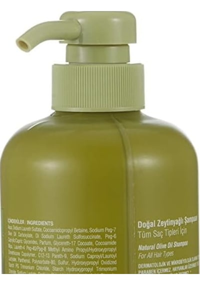 Doğal Zeytinyağlı Şampuan 600 Ml 4 Paketi