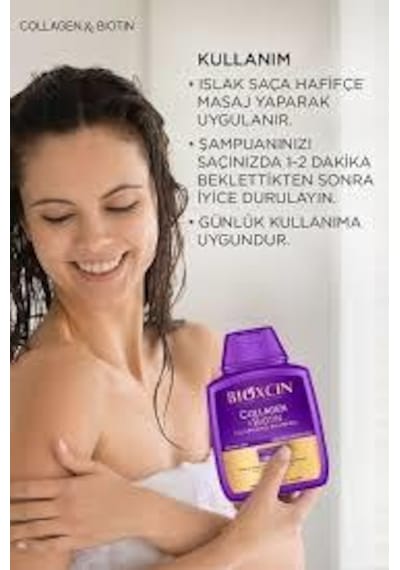 Bioxcin Collagen & Biotin Şampuan 300 Ml - İkincisi %50 İndirimli