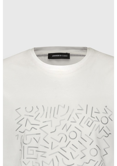 AC&Co / Altınyıldız Classics Erkek Ekru Slim Fit Dar Kesim Pamuklu Esnek Baskılı Bisiklet Yaka Tişört Ekru AC&Co / Altınyıldız Classics Erkek Ekru Slim Fit Dar Kesim Pamuklu Esnek Baskılı Bisiklet Yaka Tişört Ekru
