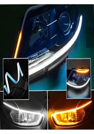 Far Üstü Kayar Led Selamlamalı Sinyalli 60 Cm