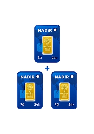 Nadir Gold 24 Ayar 3 Gram Külçe Altın