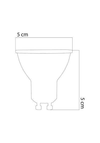 Erd-285 Gu10 220v 6w 4000k Cob Led Ampul