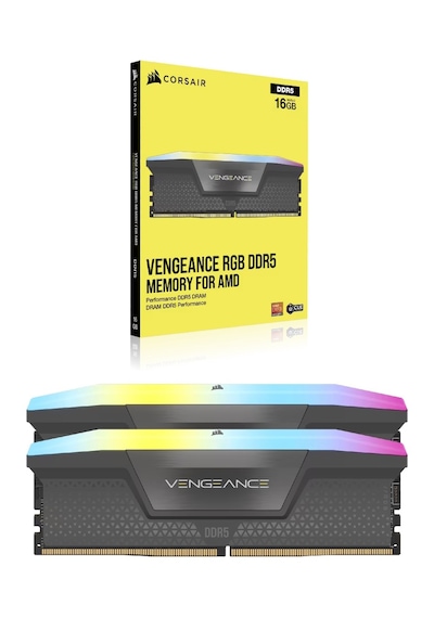 Corsaır Vengeance Rgb Ddr5 32gb 2x16gb 6400mhz Ddr5 Ram Cmh32gx5m2b6400z36