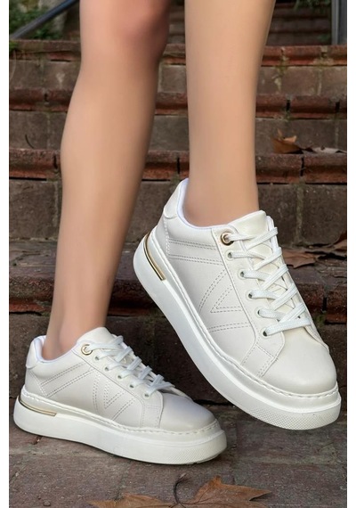 Pisagor 31330 Kadın Sneakers Günlük Spor Ayakkabı Canvas Black