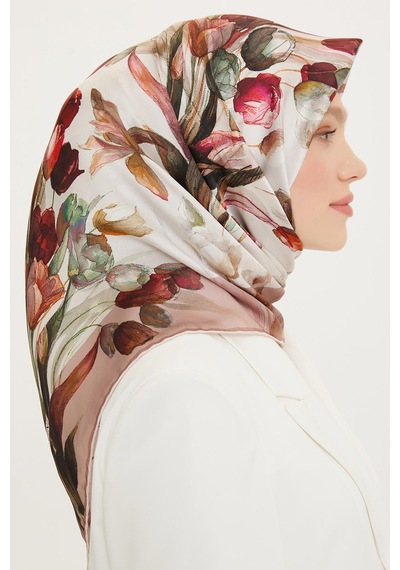 Armine 2022 İlkbahar Yaz Sezonu Twill İpek Eşarp Modelleri 8715D-