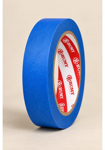 Bumy Mavi Maskeleme Bandı 48 Mm X 30 Metre Marin Boya Bantı Isıya Dayanıklı Bant Kağıt Bantları